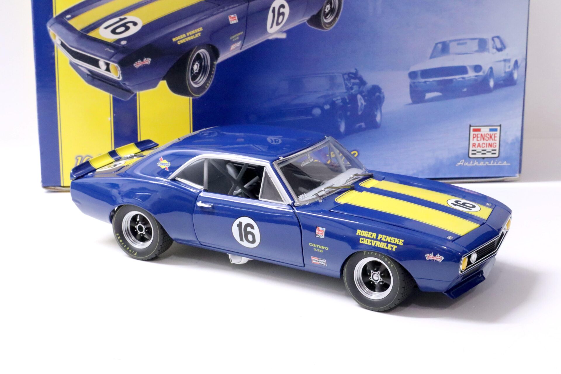 1:18 GMP 1967 Chevrolet Camaro Z28 Team Penske SUNOCO #16 Follmer/ Penske