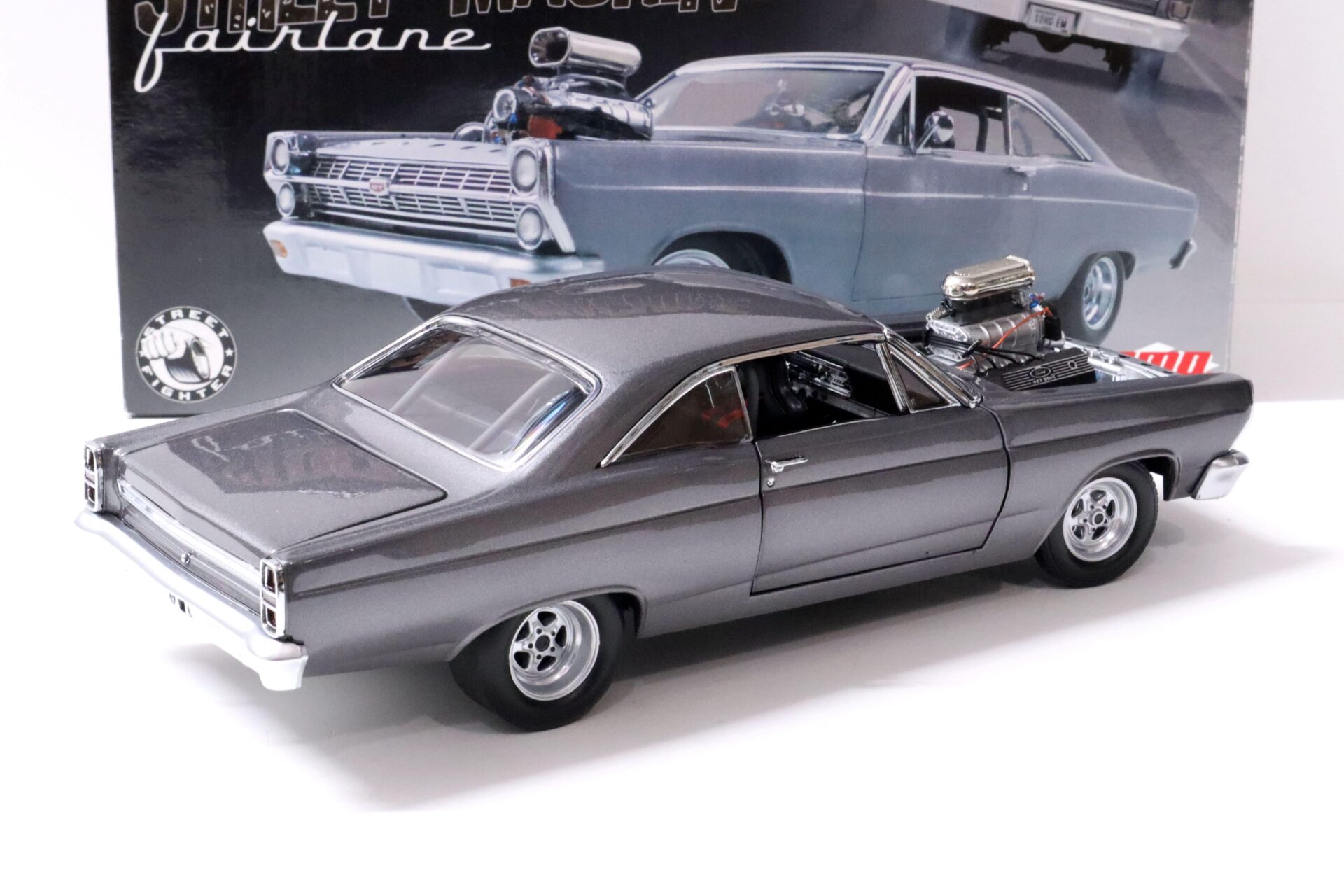1:18 GMP 1967 Ford Fairlane Street Machine Street Fighter grey metallic