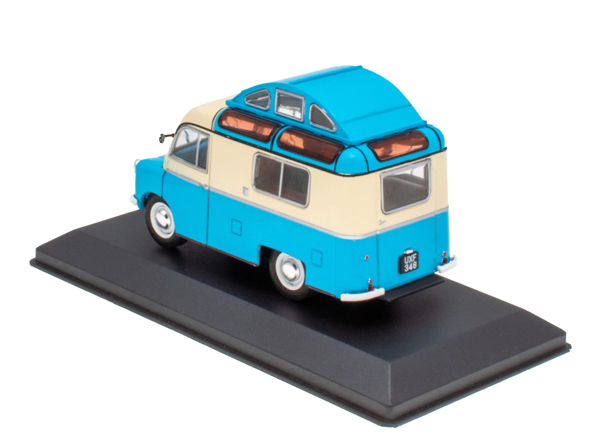 1:43 Hachette IXO Camping Cars Bedford CA Calthorpe Wohnmobil blue 1957