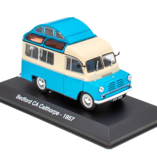 1:43 Hachette IXO Camping Cars Bedford CA Calthorpe Wohnmobil blue 1957