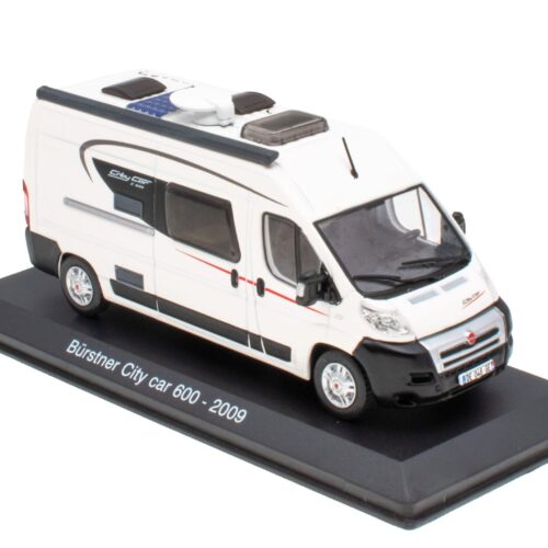 1:43 Hachette IXO Camping Cars Bürstner City Car 600 Fiat Wohnmobil 2009