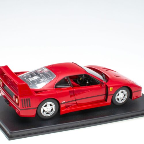 1:24 Hachette Bburago Ferrari Collection Ferrari F40 red 1987 with display