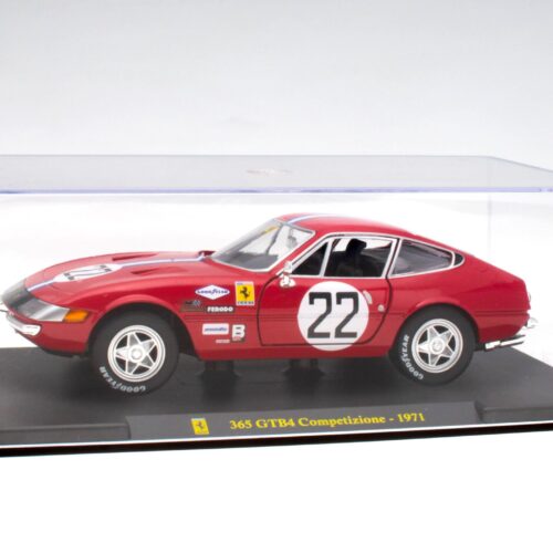 1:24 Hachette Bburago Ferrari Collection Ferrari 365 GTB4 Competition 1971 with display