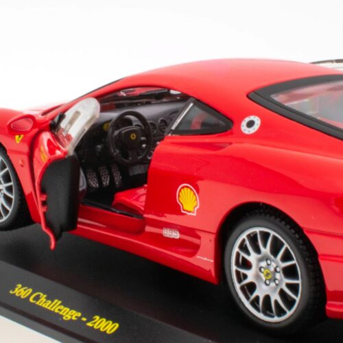1:24 Hachette Bburago Ferrari Collection Ferrari 360 Challenge red 2000 with display