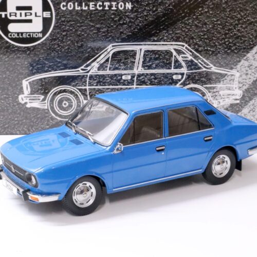1:18 Triple9 1976 Skoda 105L Sedan blue Die-Cast