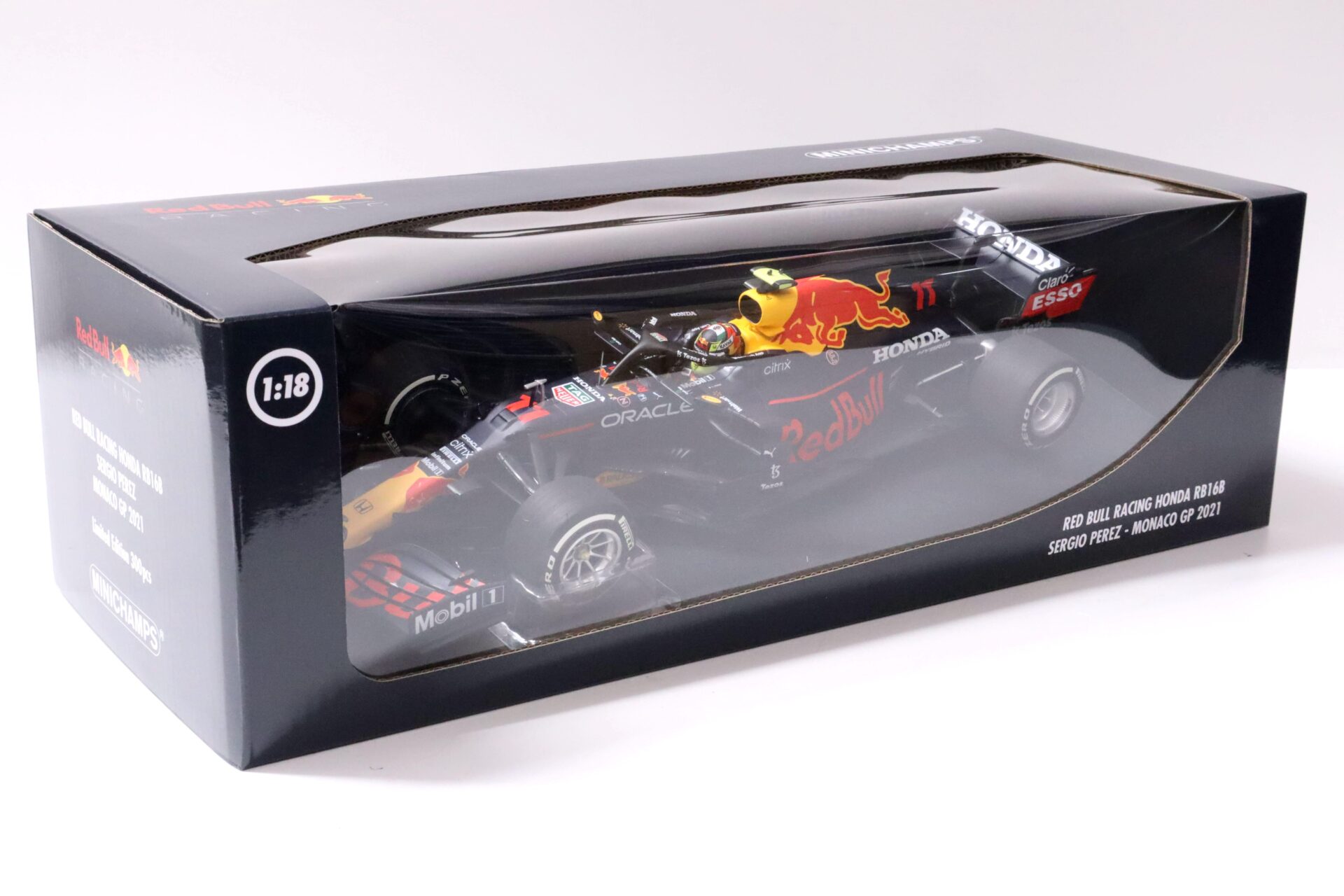 1:18 Minichamps F1 RED BULL Racing Honda RB16B Sergio Perez Monaco GP 2021
