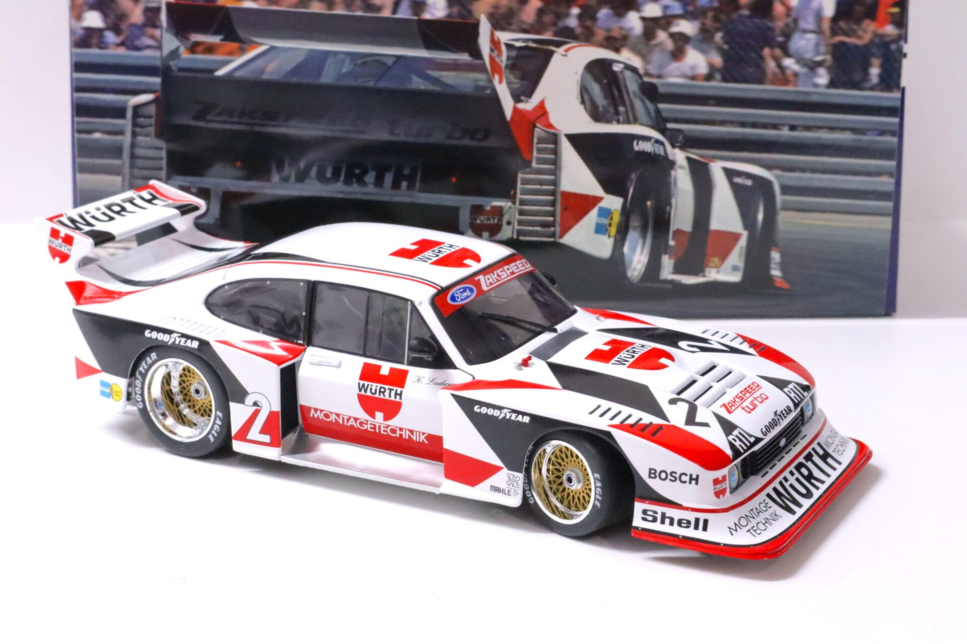 1:18 WERK83 Ford Capri Turbo Gr.5 DRM 1981 Ludwig WÜRTH #2