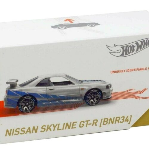 1:64 Hot Wheels ID Series 2022 Nissan Skyline GT-R (BNR34) silver HDH85-979A