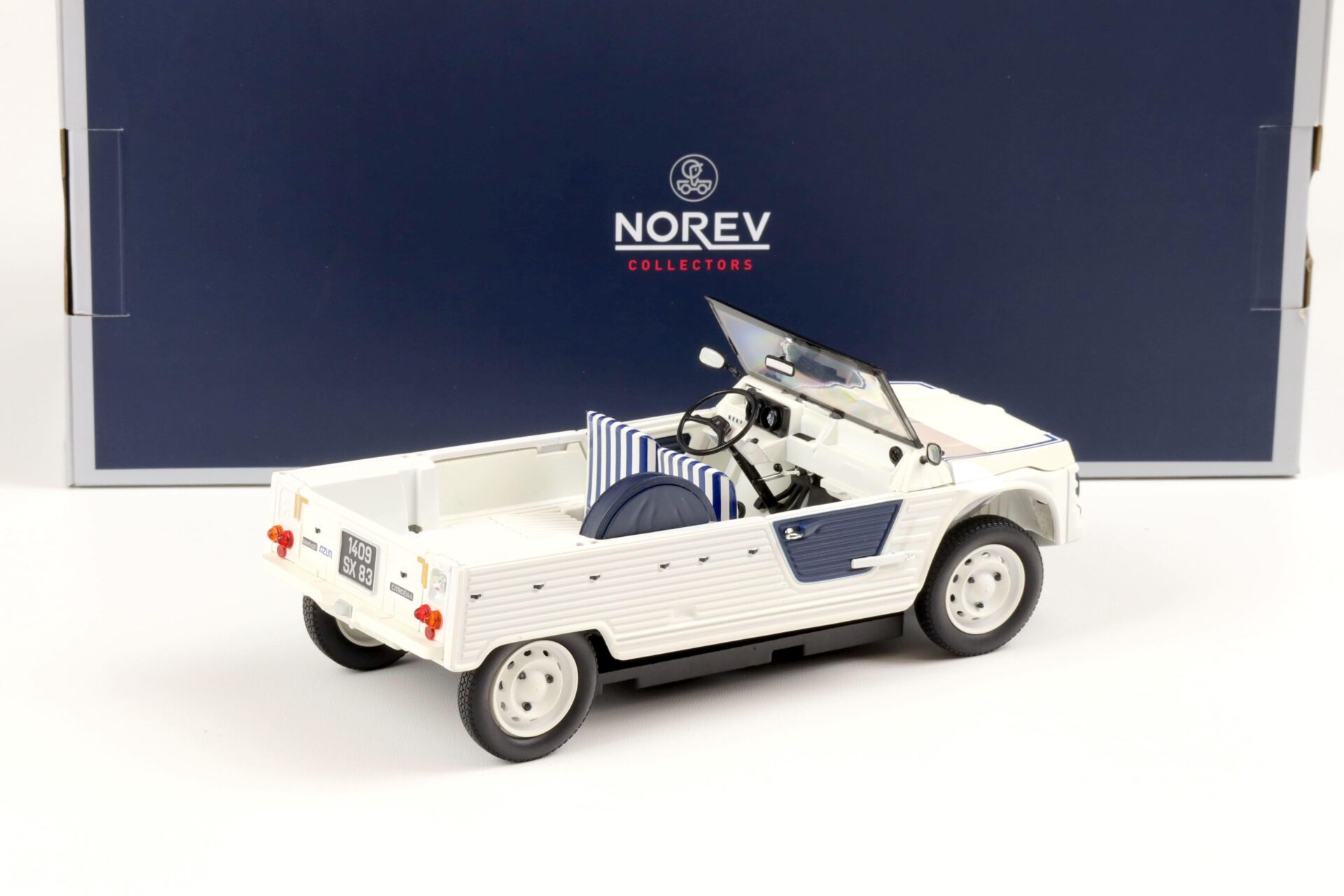 1:18 Norev Citroen Mehari AZUR 1983 white/ blue 181516