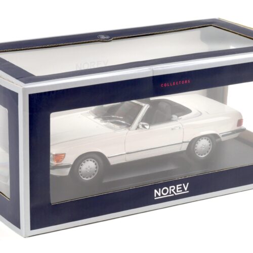1:18 Norev Mercedes 300 SL Cabriolet R107 white 1986