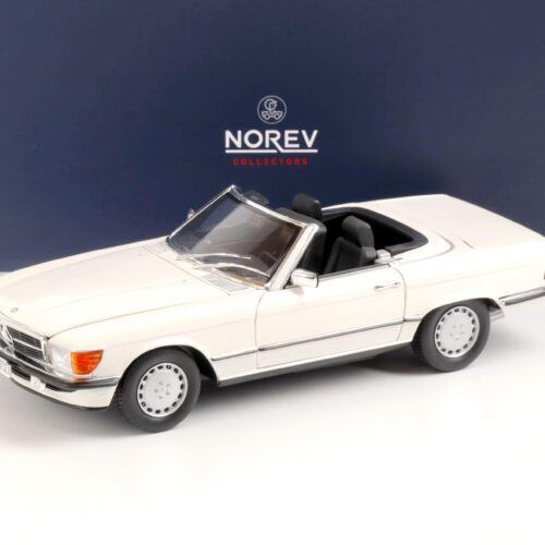 1:18 Norev Mercedes 300 SL Cabriolet R107 white 1986