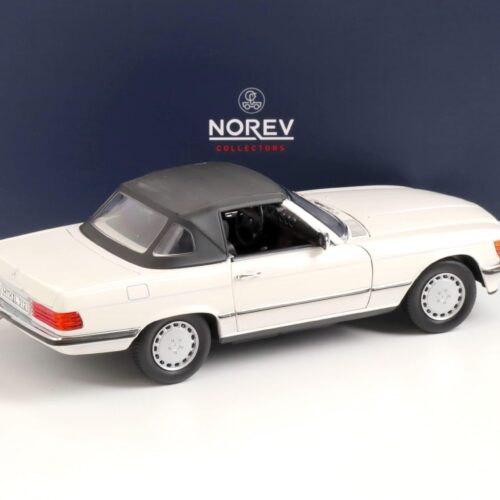1:18 Norev Mercedes 300 SL Cabriolet R107 white 1986