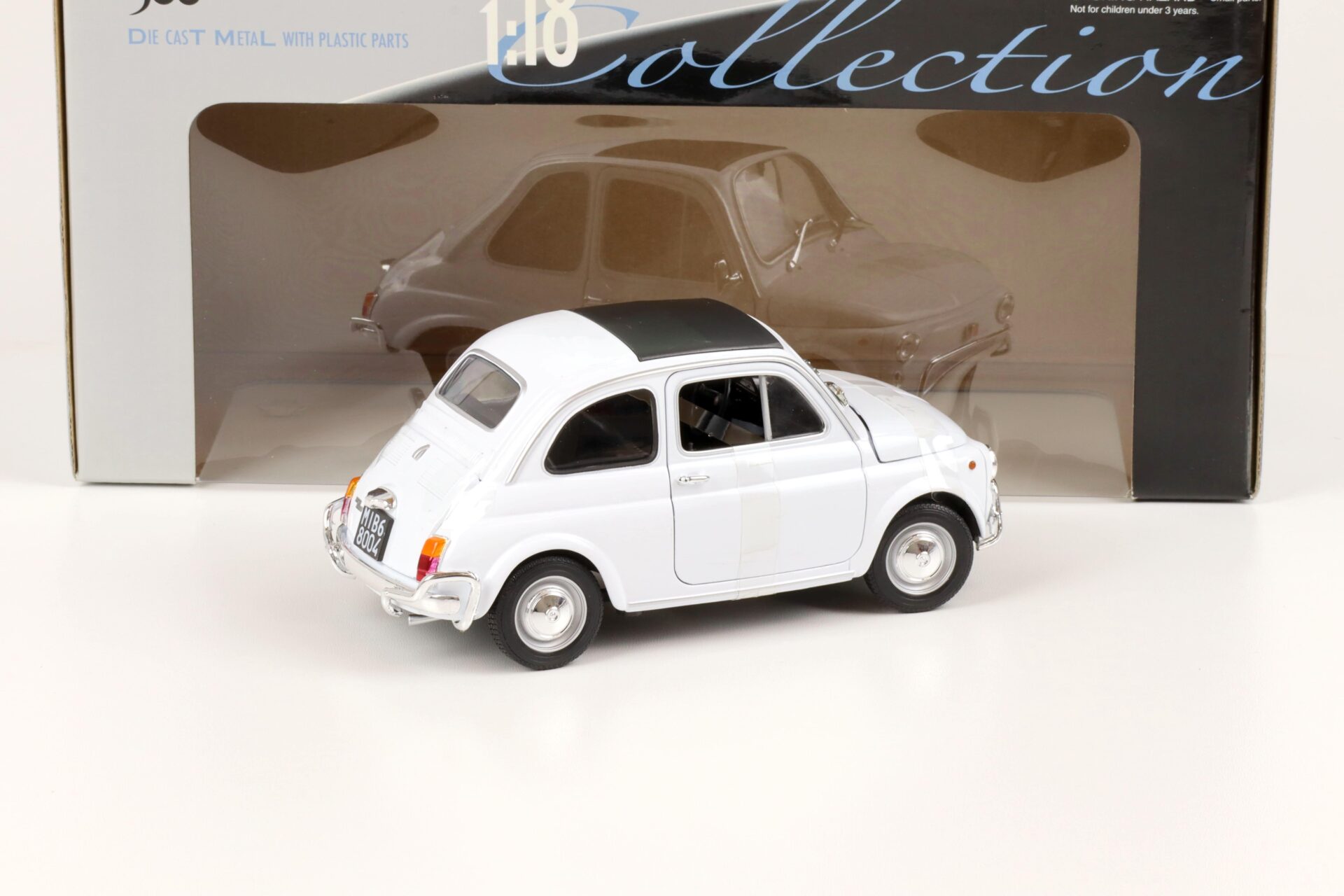 1:18 Welly 1957 Fiat 500 Nuova white