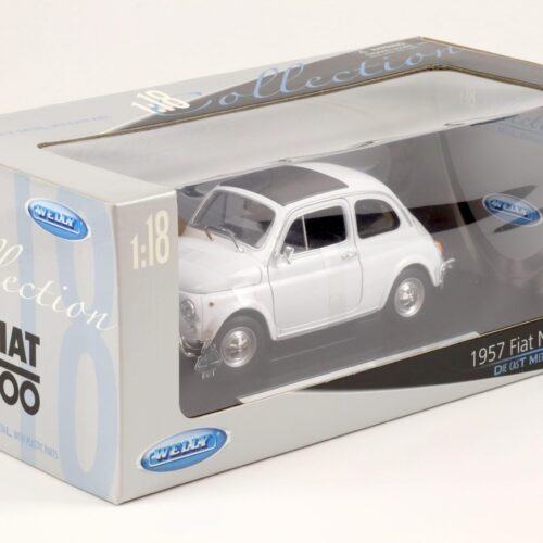 1:18 Welly 1957 Fiat 500 Nuova white