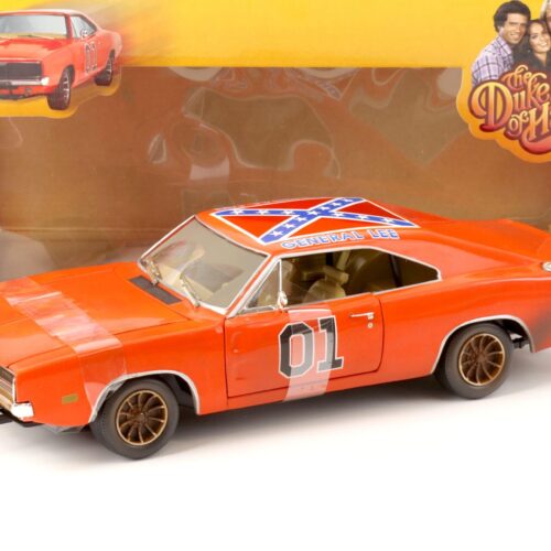 1:18 ERTL 1969 Dodge Charger General Lee Dukes of Hazzard orange *DIRTY VERSION*