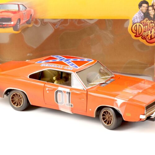 1:18 ERTL 1969 Dodge Charger General Lee Dukes of Hazzard orange *DIRTY VERSION*