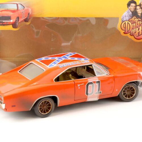 1:18 ERTL 1969 Dodge Charger General Lee Dukes of Hazzard orange *DIRTY VERSION*