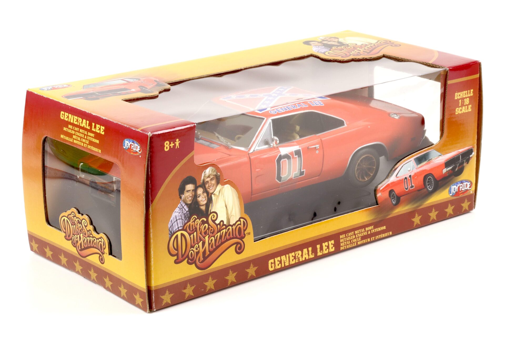 1:18 ERTL 1969 Dodge Charger General Lee Dukes of Hazzard orange *DIRTY VERSION*