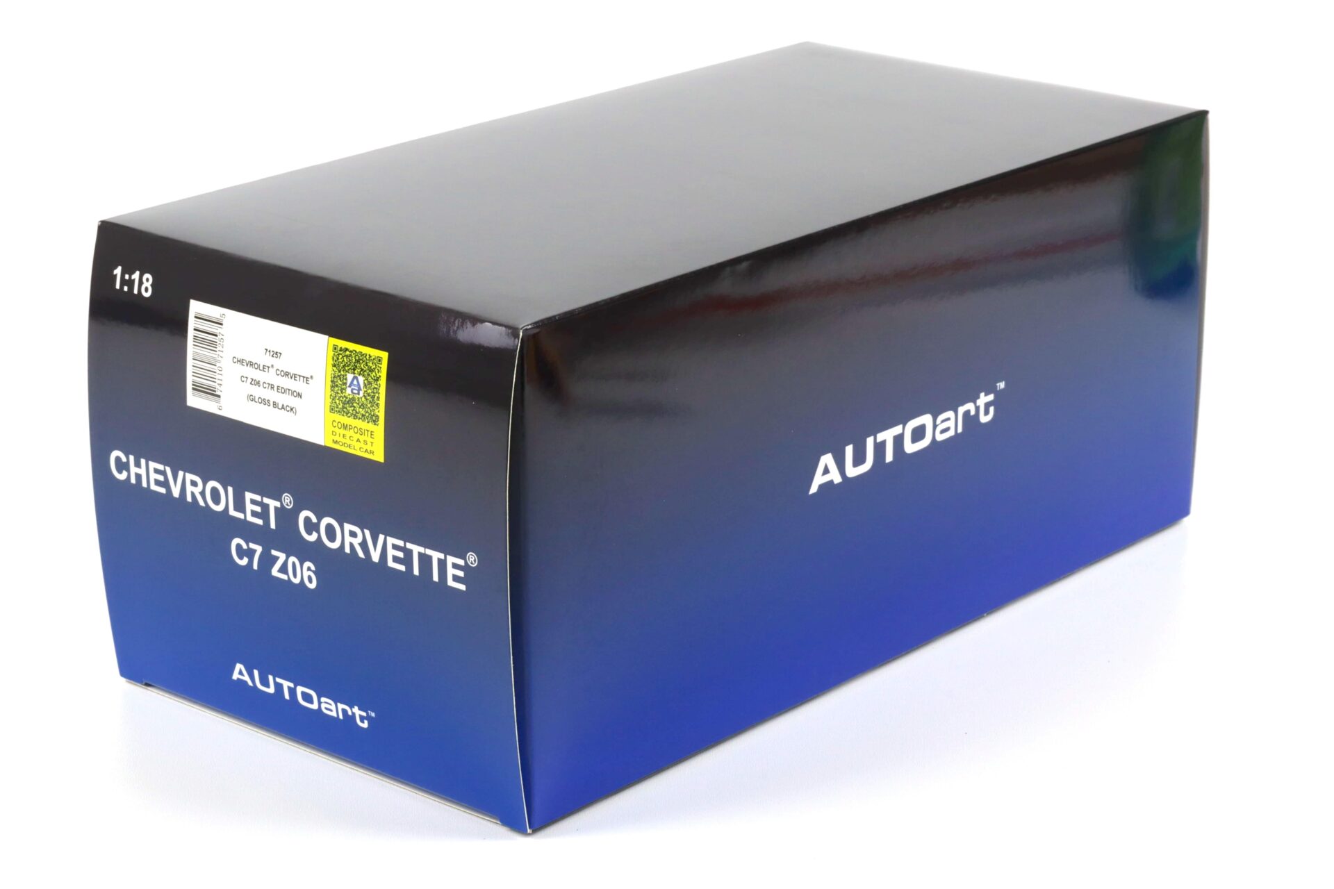 1:18 AUTOart Chevrolet Corvette C7 Z06 "C7R Edition" Gloss black 2015