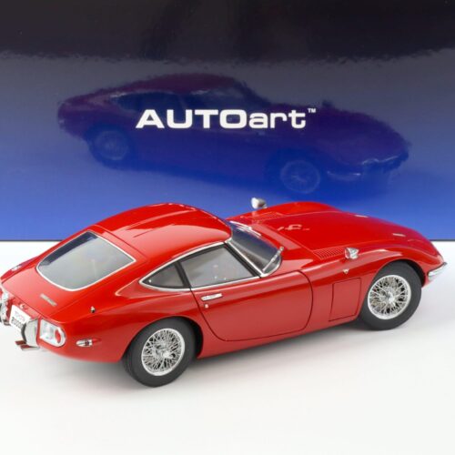 1:18 AUTOart 1965 Toyota 2000GT Coupe red with Spoke wheels