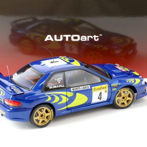 1:18 AUTOart Subaru Impreza WRC 1997 LIATTI/ PONS #4 Rally Monte Carlo 89791 - Image 3