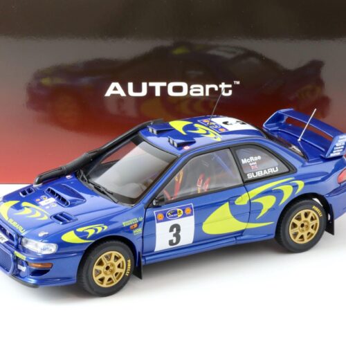 1:18 AUTOart Subaru Impreza WRC 1997 MCRAE/GRIST #3 Safari Winner 89792