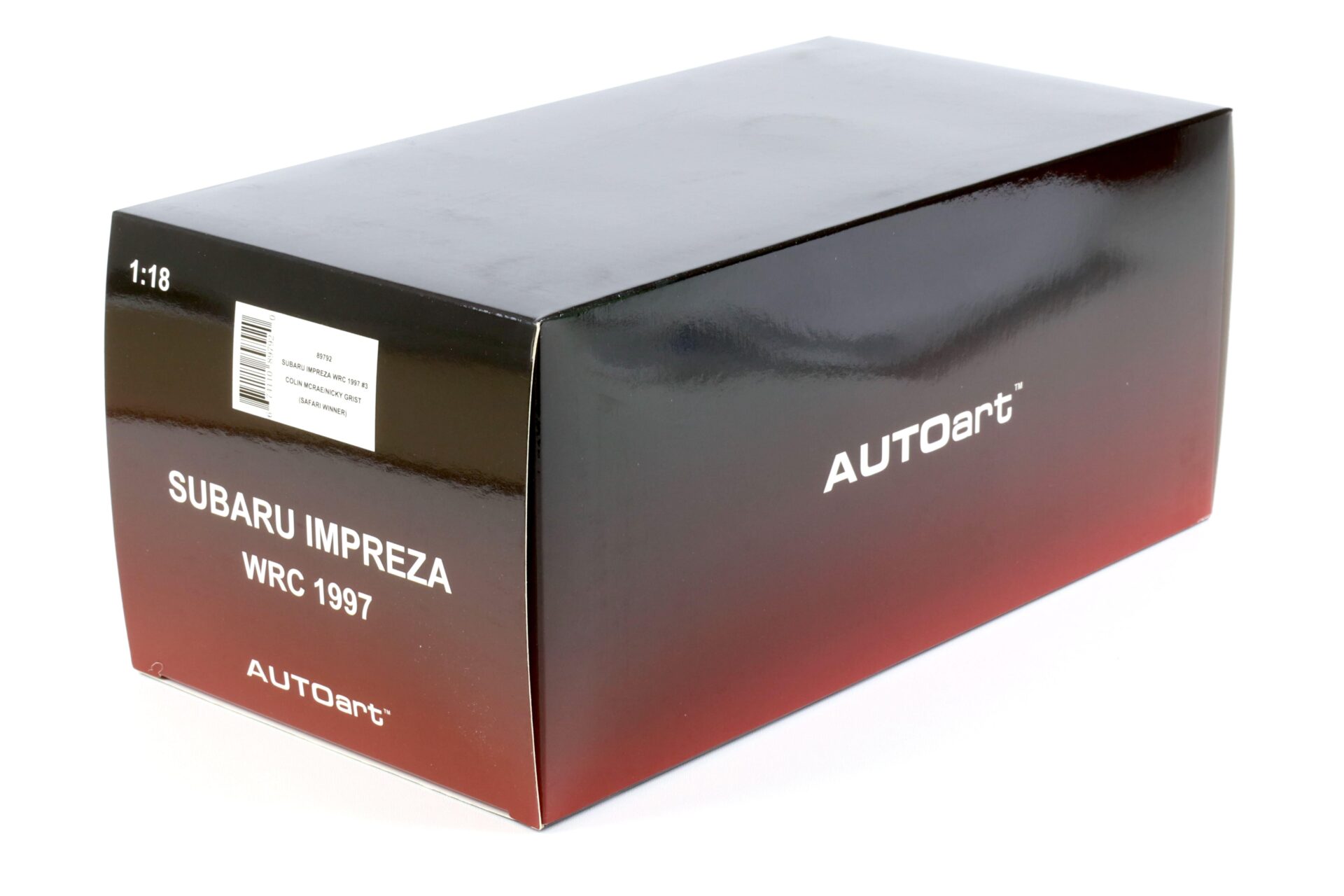 1:18 AUTOart Subaru Impreza WRC 1997 MCRAE/GRIST #3 Safari Winner 89792
