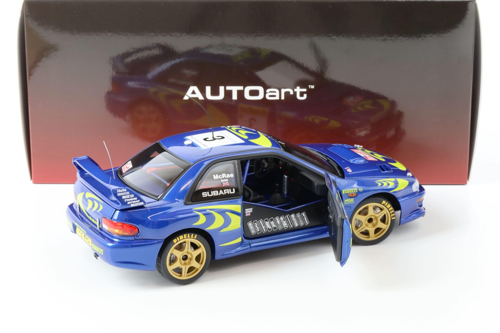 1:18 AUTOart Subaru Impreza WRC 1997 MCRAE/ GRIST #3 Rallye Monte Carlo 89790