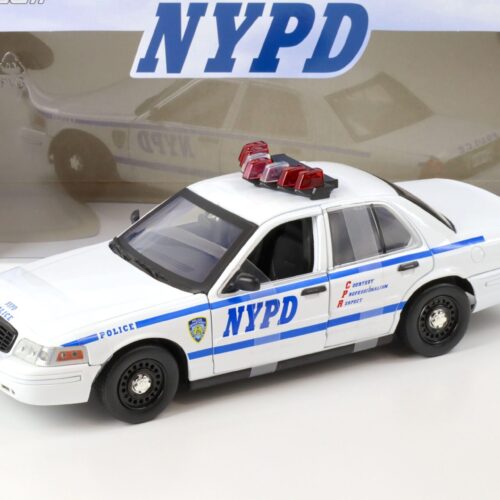 1:18 Greenlight Ford Crown Victoria Police Intercopter NYPD New York City Police