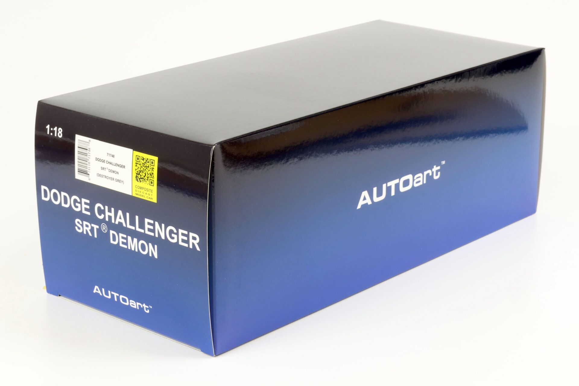 1:18 AUTOart Dodge Challenger SRT DEMON 2018 Destroyer grey