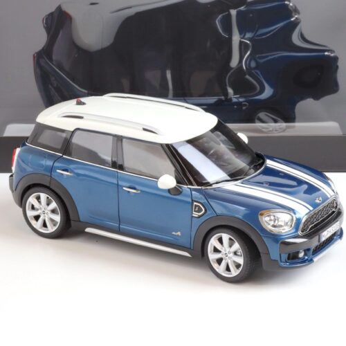 1:18 Kyosho Mini Cooper S Countryman F60 Island blue/ white DEALER VERSION
