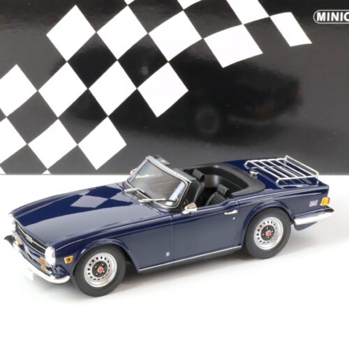 1:18 Minichamps Triumph TR6 Roadster 1969 LHD dark blue