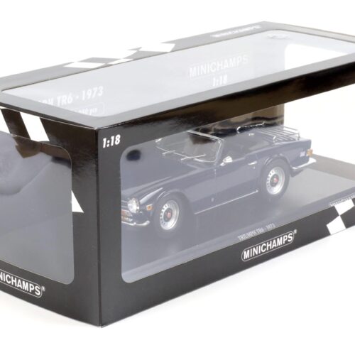 1:18 Minichamps Triumph TR6 Roadster 1969 LHD dark blue