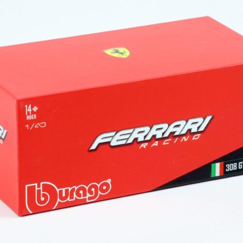 1:43 Bburago Ferrari 308 GTB Rallye Monte Carlo 1982 J.C.Andruet #3