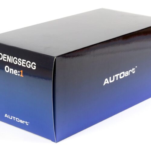 1:18 AUTOart Koenigsegg ONE:1 Clear Carbon Fiber/ gold stripes 2014