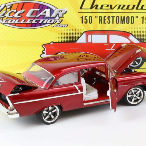 1:18 ACME 1957 Chevrolet 150 Restomod Candy red *NICE CAR EDITION*