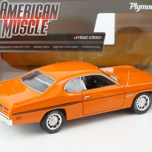 1:18 Auto World 1970 Plymouth Duster 340 Coupe orange Class of 1970