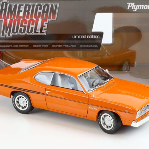 1:18 Auto World 1970 Plymouth Duster 340 Coupe orange Class of 1970