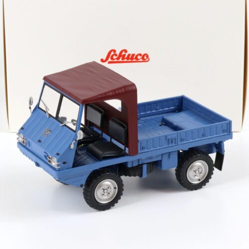 1:18 Schuco Steyr Puch Halfinger Pritsche blue 1971
