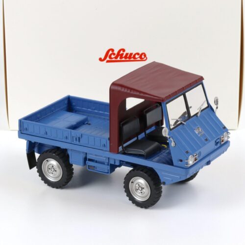 1:18 Schuco Steyr Puch Halfinger Pritsche blue 1971