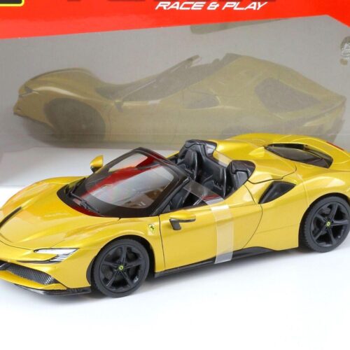 1:18 Bburago R&P Ferrari SF90 Spider Hybrid gold metallic 2019