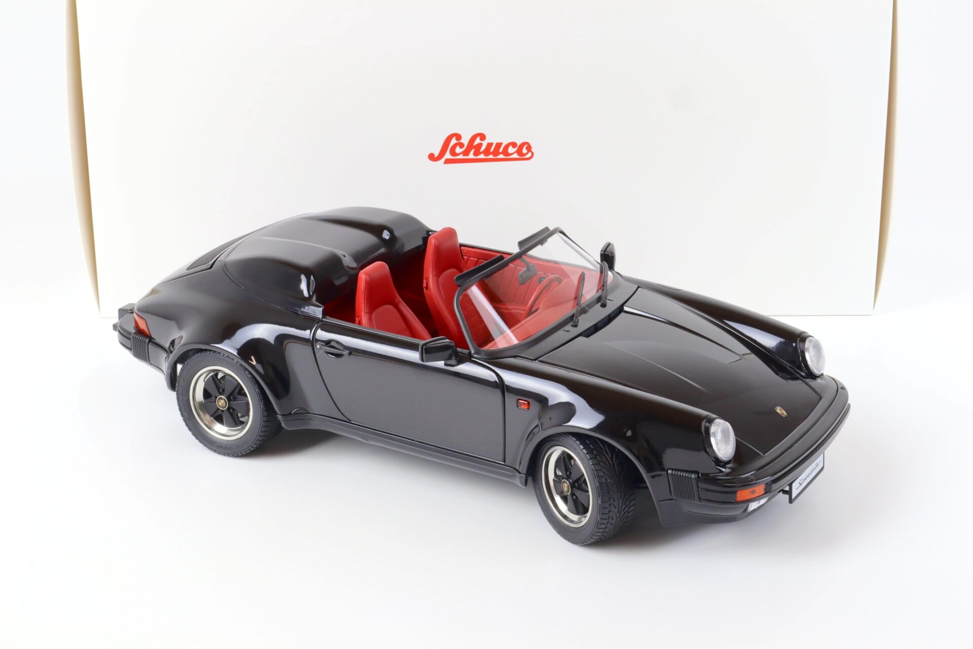 1:12 Schuco Porsche 911 Speedster 1989 black/ red