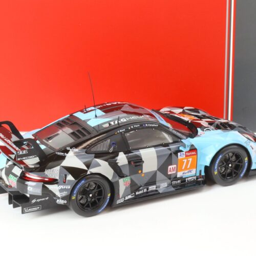 1:18 IXO Porsche 911 RSR #77 2nd LMGTE-Am 24h LeMans 2020 Dempsey-Proton Racing