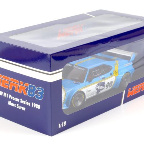 1:18 WERK83 BMW M1 PROCAR #90 ProCar Series 1980 Marc Surer POOH Jeans