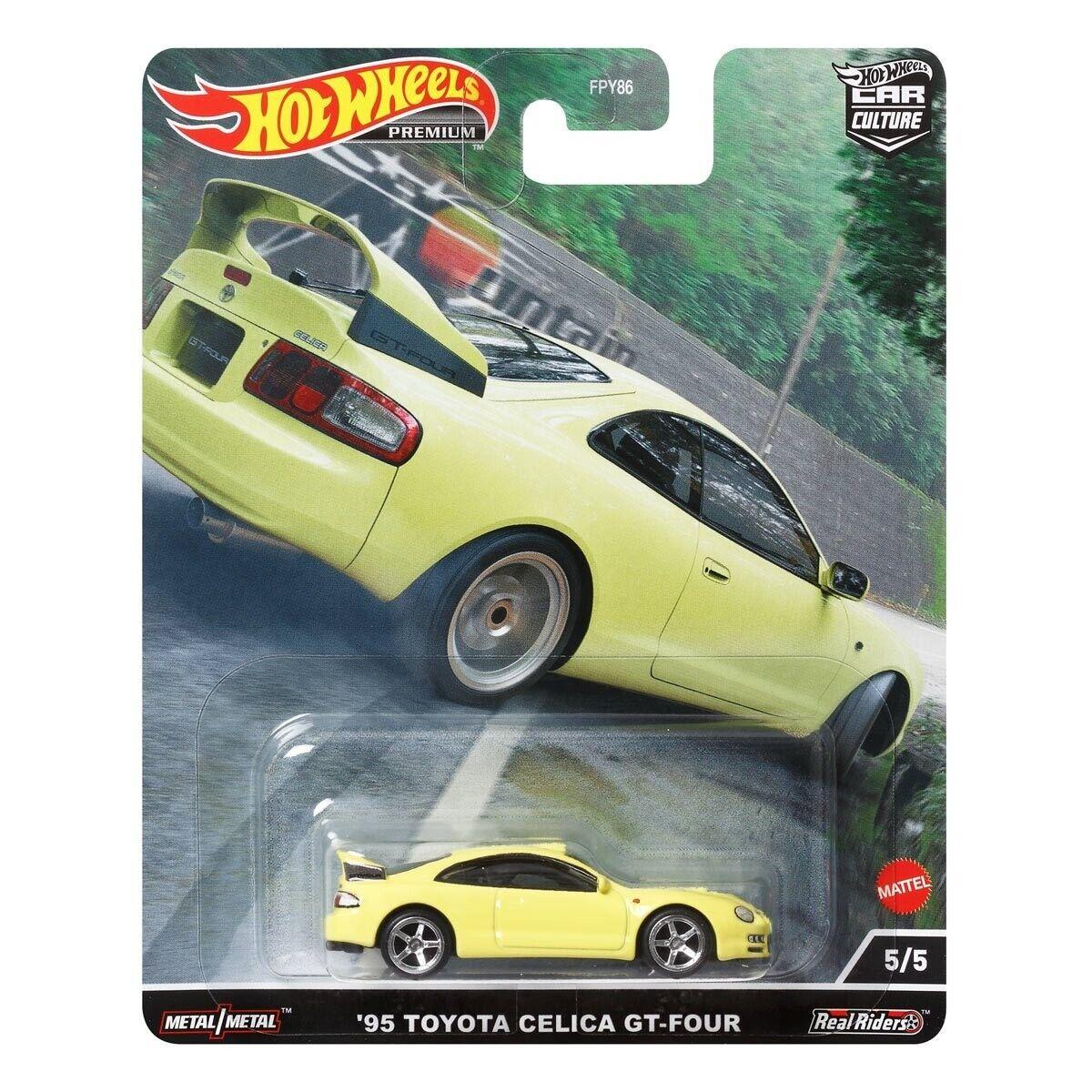 ID 67020 orig.jpg 1:64 Hot Wheels Japanese Mountain Drifters 2022 Toyota Celica GT-Four yellow