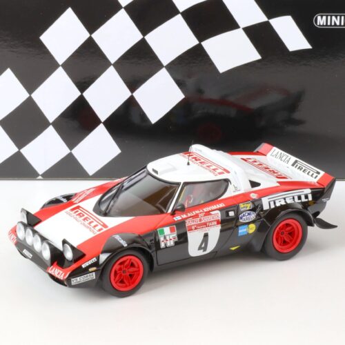 1:18 Minichamps Lancia Stratos Pirelli Alen/ Kivimäki #4 Winner Rally Sanremo 1978