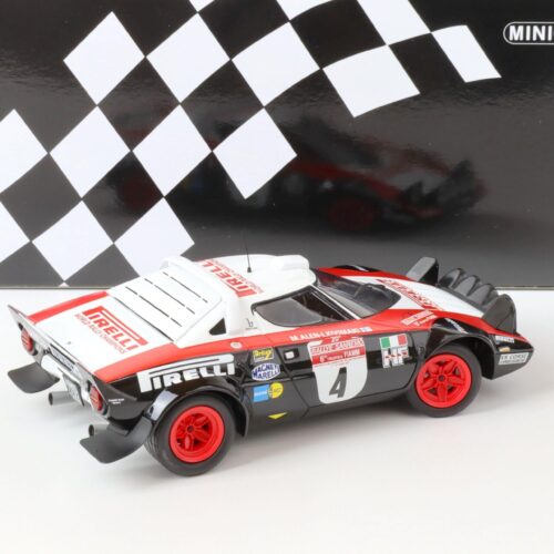 1:18 Minichamps Lancia Stratos Pirelli Alen/ Kivimäki #4 Winner Rally Sanremo 1978