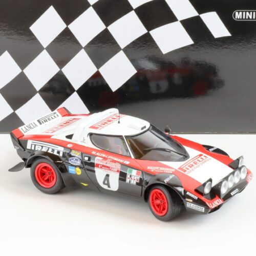 1:18 Minichamps Lancia Stratos Pirelli Alen/ Kivimäki #4 Winner Rally Sanremo 1978