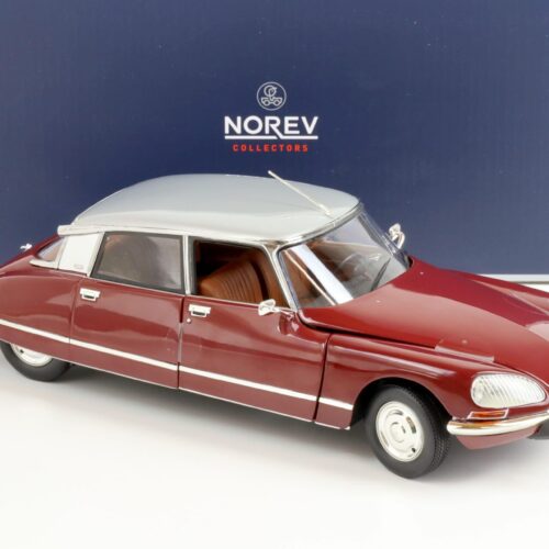1:18 Norev Citroen DS 23 Pallas 1972 Grenade red & gray metallic - Image 2