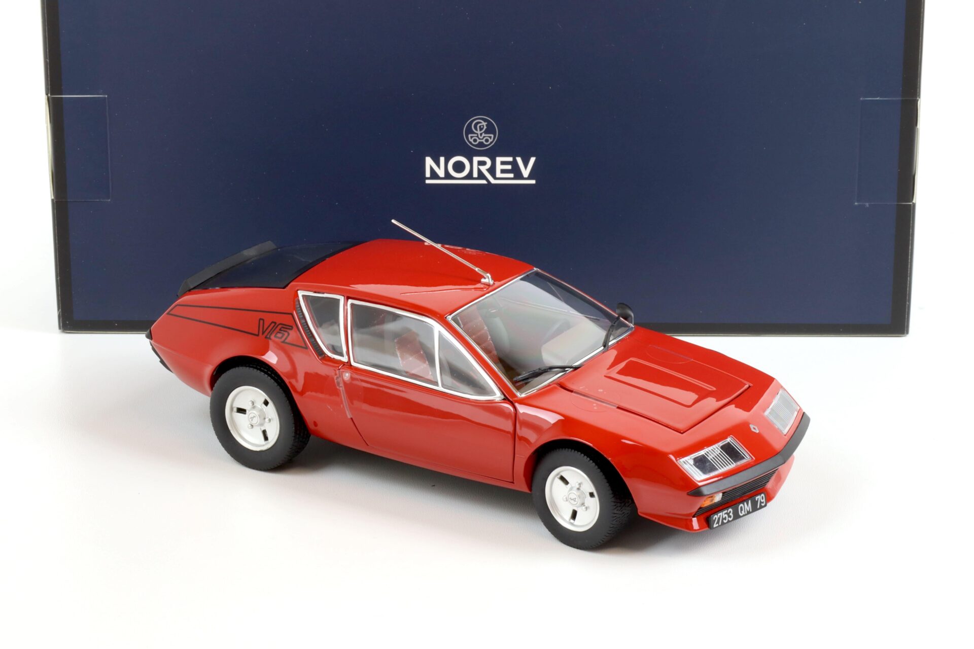 1:18 Norev Renault Alpine A310 V6 red with V6 deco 1979 - Limited 200 pcs.